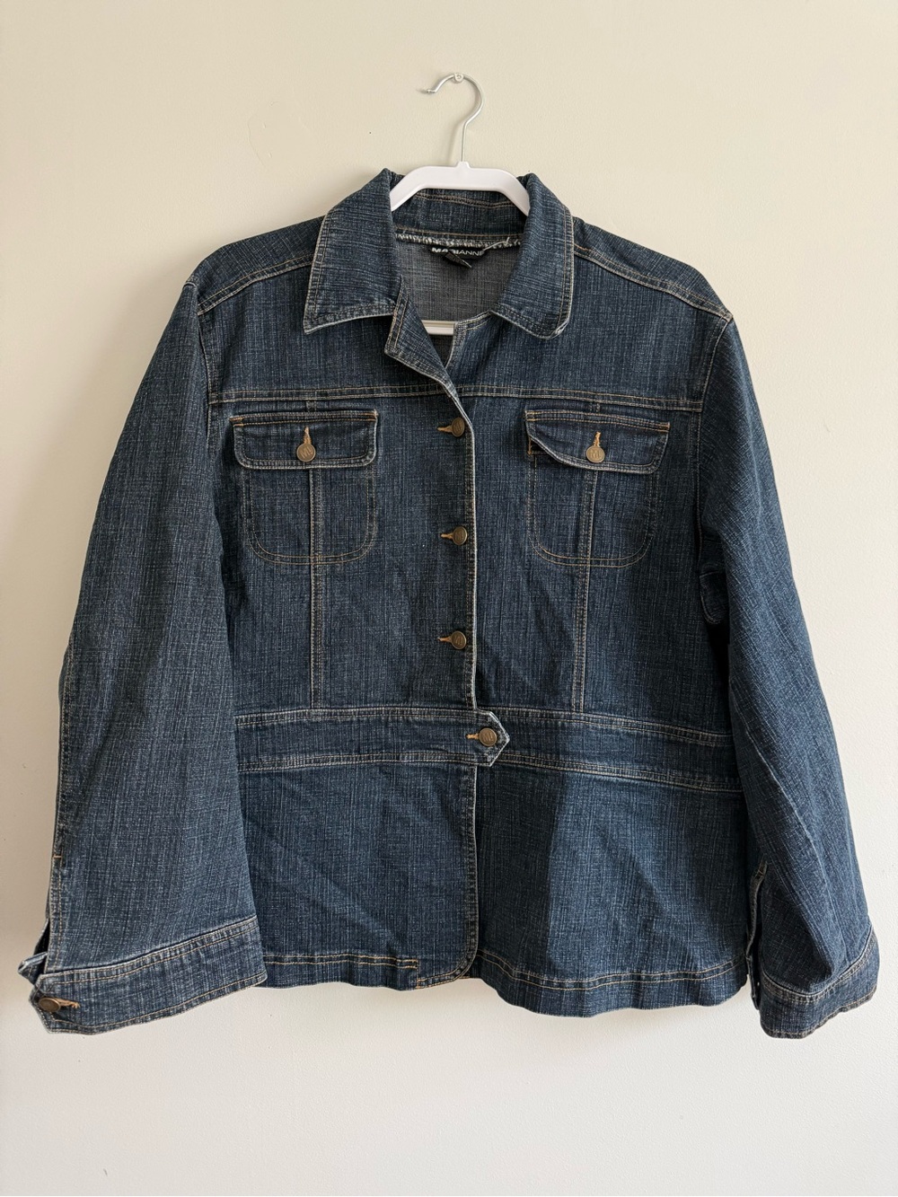 Flattering Dark Blue Denim Jacket